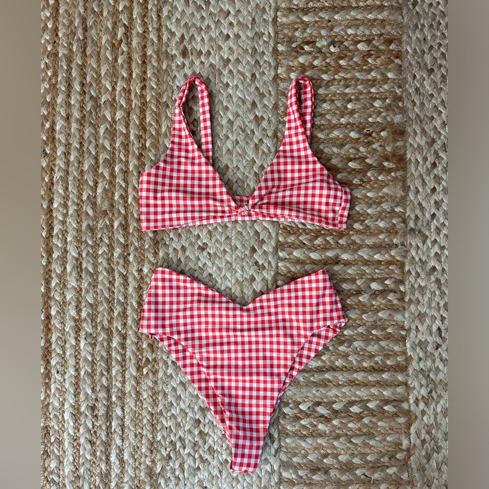 Gingham Skatie penny Top and Melly Bottom.